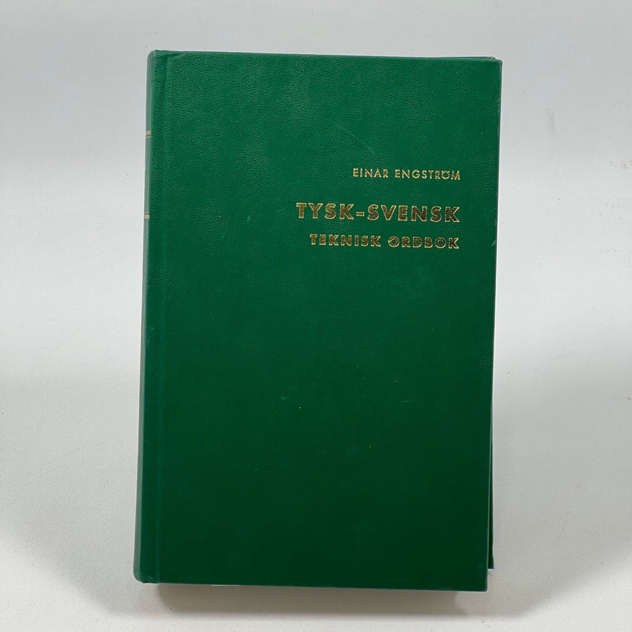 Grön Tysk - Svensk Teknisk Ordbok av Einar Engström - Homy Secondhand Online
