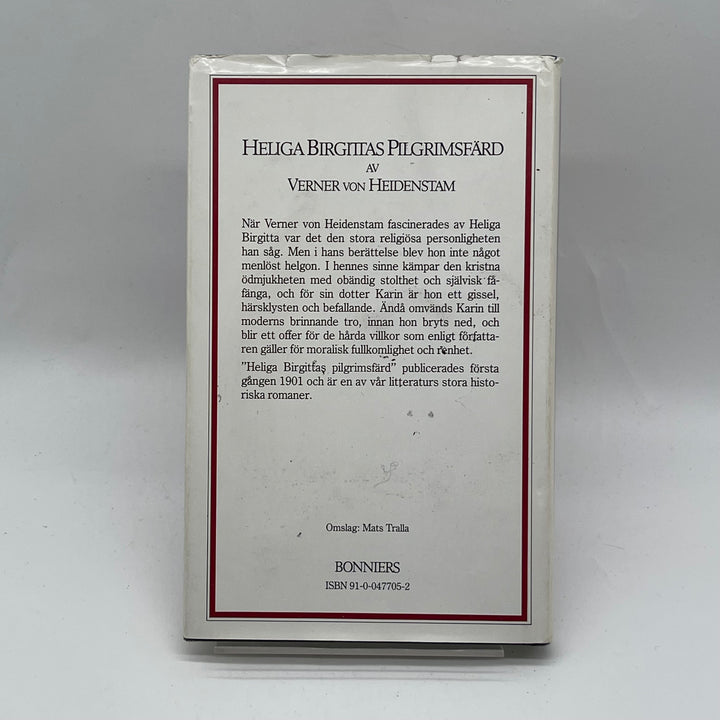 Heliga Birgittas Pilgrimsfärd Bok Retro Bonniers