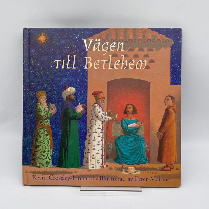 Barnbok Vägen till Betlehem Illustrerad Alfabeta