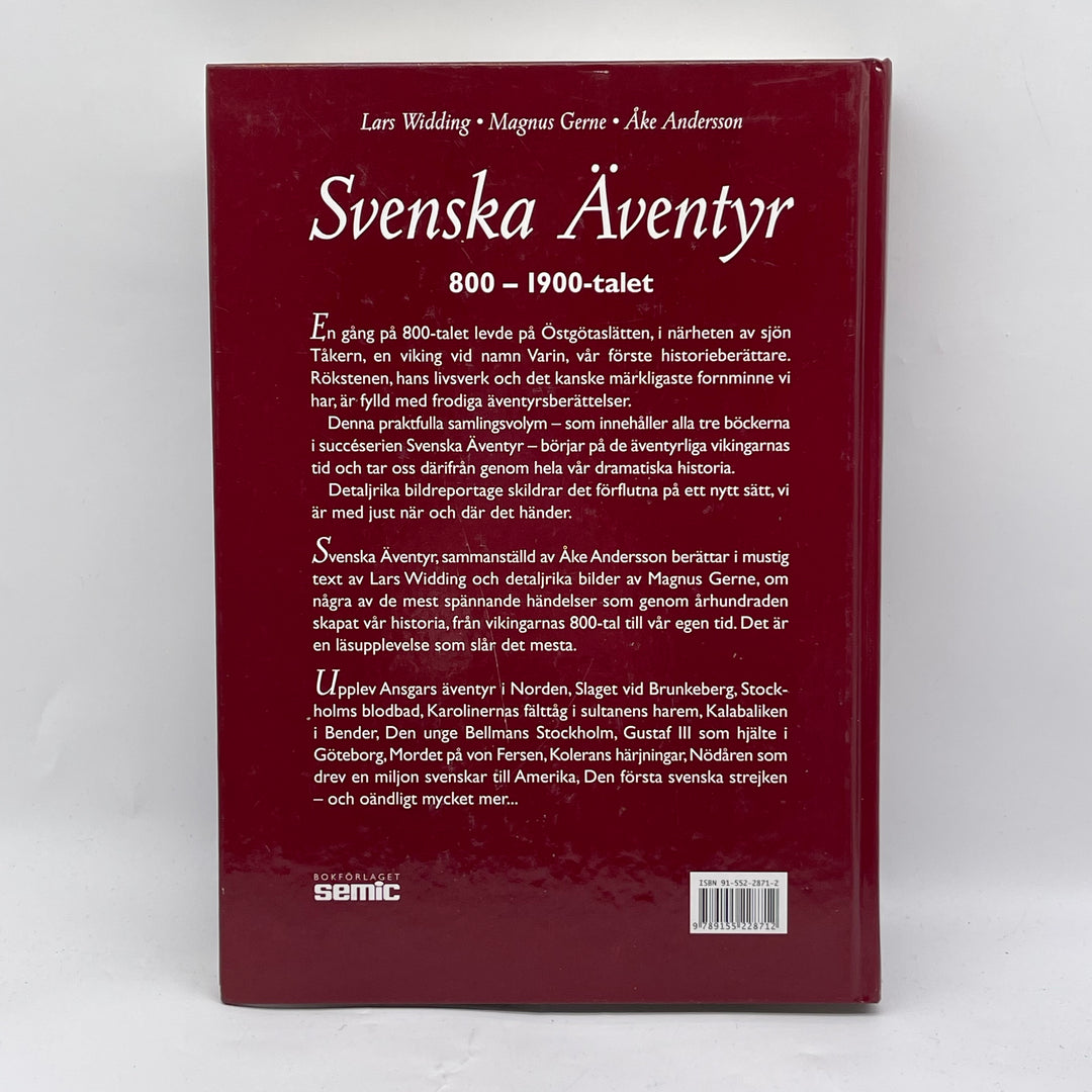 Svenska Äventyr Bok Semic Retro Begagnad