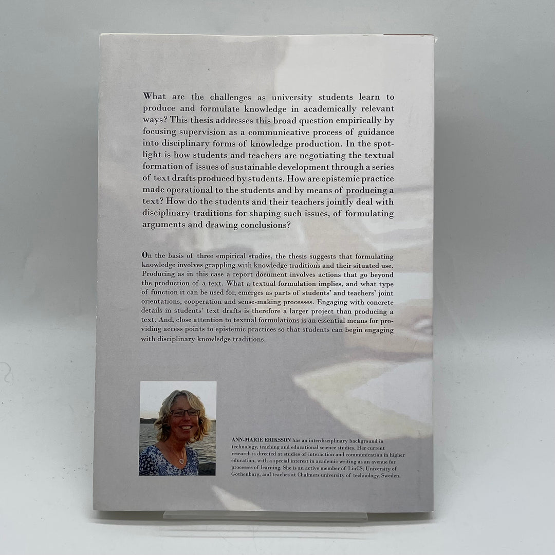 Bok om hållbar utveckling Ann-Marie Eriksson