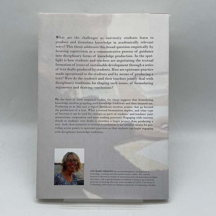 Bok om hållbar utveckling Ann-Marie Eriksson