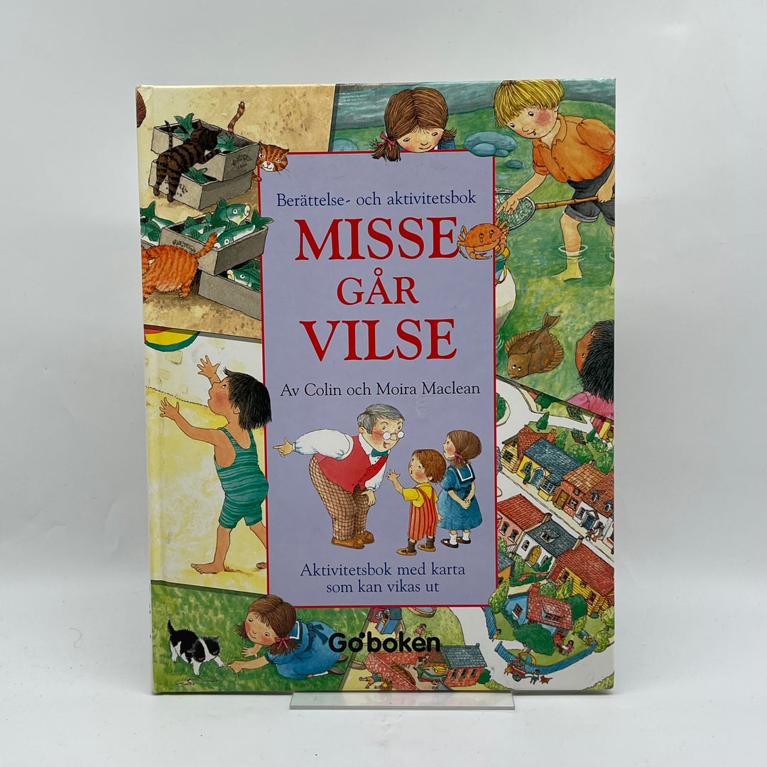 Misse går vilse barnbok i mycket gott skick