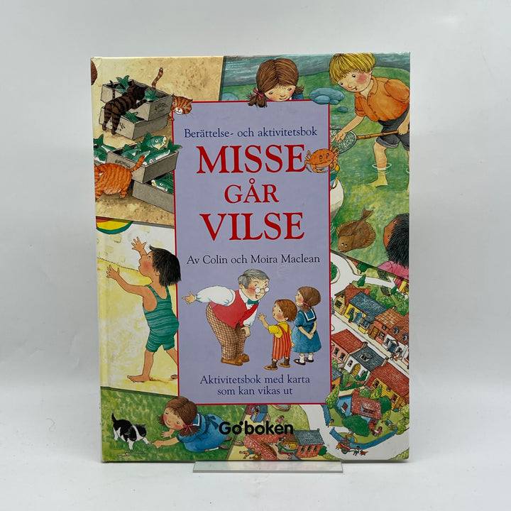 Misse går vilse barnbok i mycket gott skick