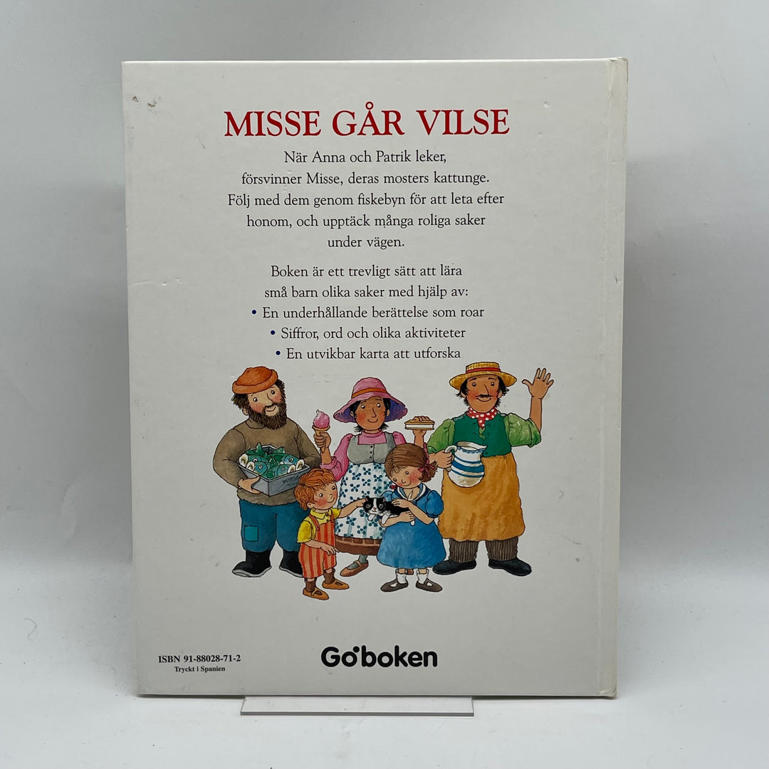 Misse går vilse barnbok i mycket gott skick