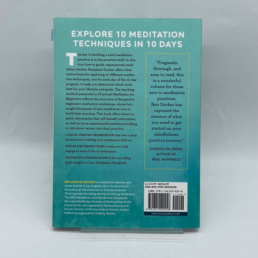 Bok för Nybörjare i Meditation i Gott Skick
