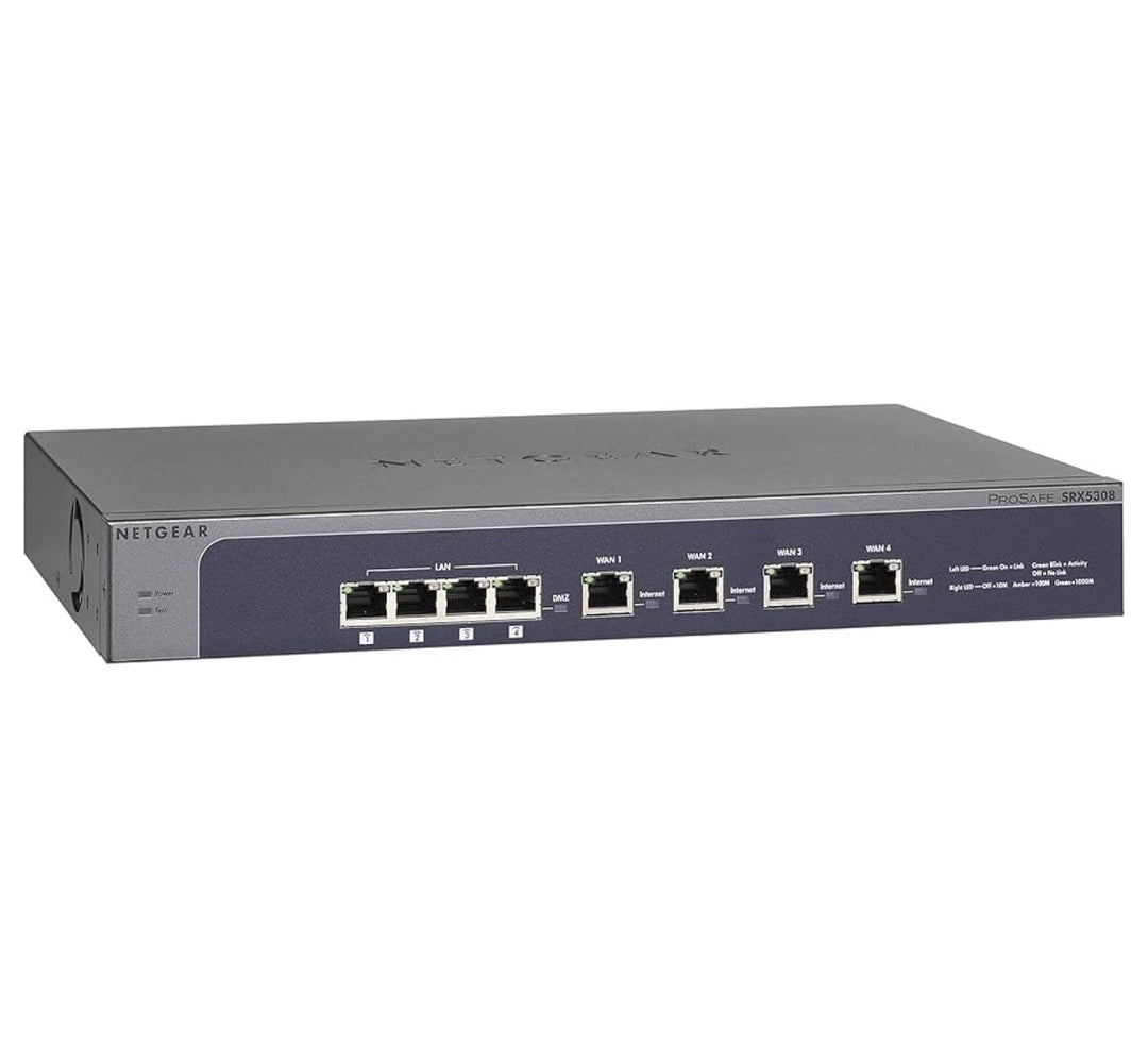 NETGEAR ProSafe nätverksbrandvägg Quad WAN begagnad