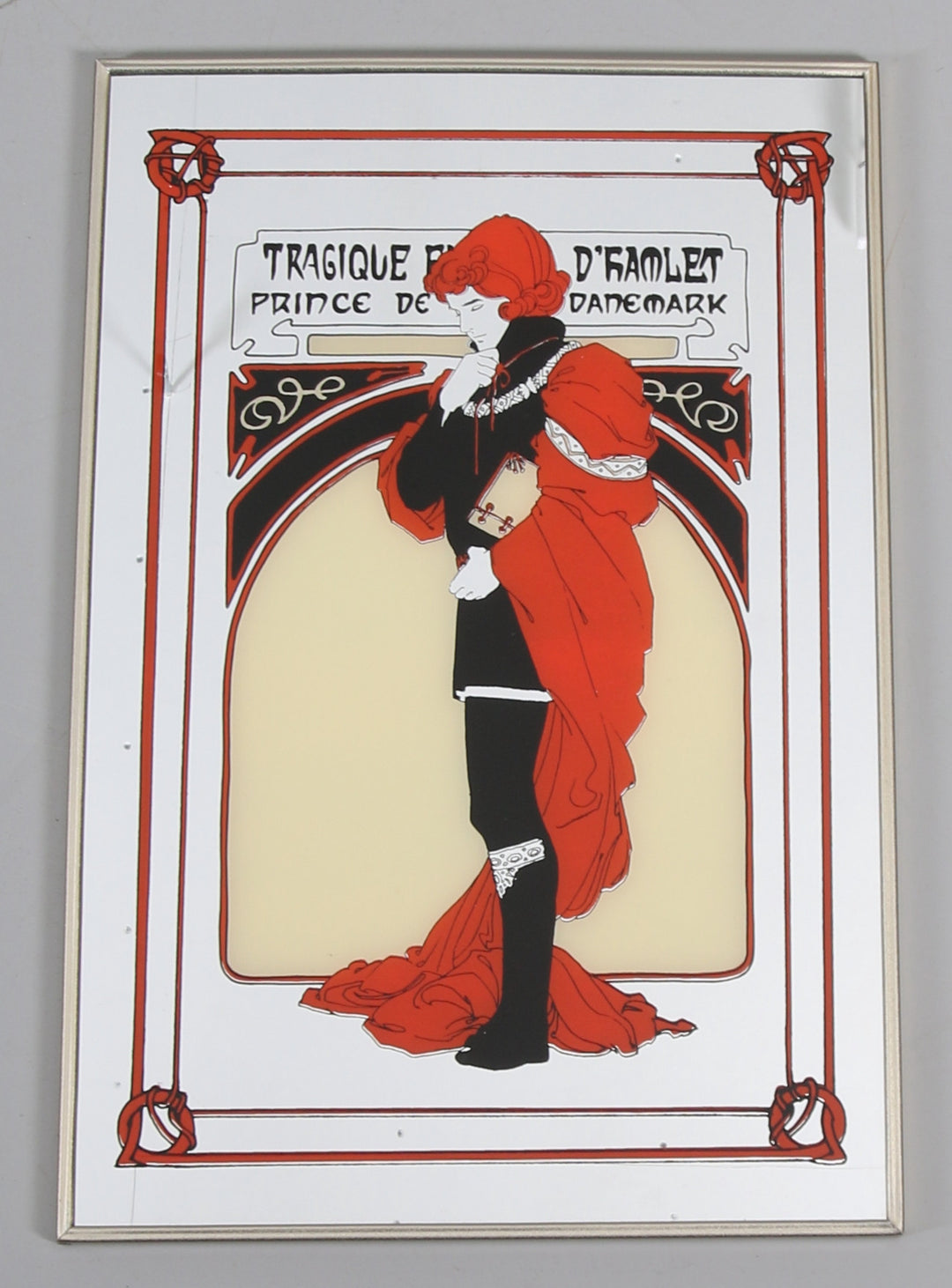 Retro Hamlet väggtavla Art Nouveau stil