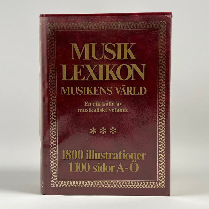 Musik Lexikon - Uppslagsverk med 1800 Illustrationer - Homy Secondhand Online