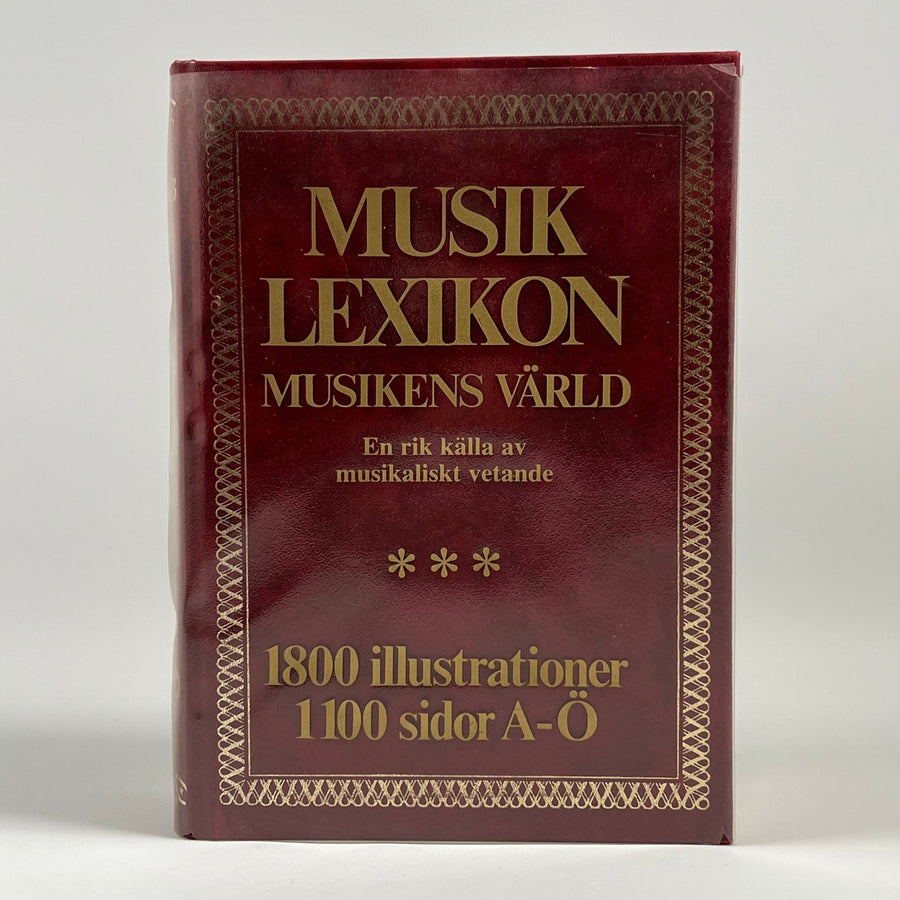 Musik Lexikon - Uppslagsverk med 1800 Illustrationer - Homy Secondhand Online