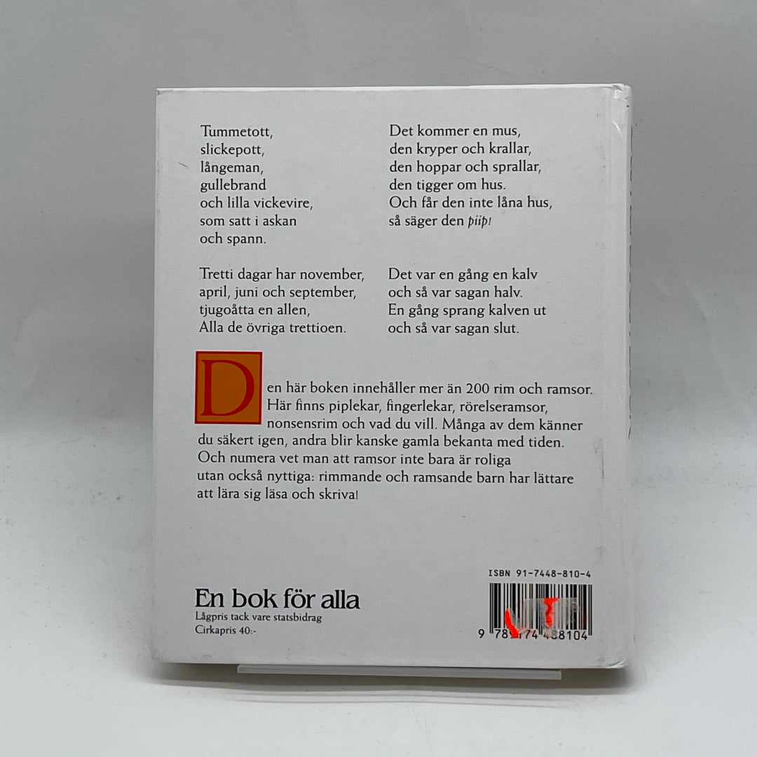 Barnens Ramsbok Retro Barnlitteratur Klassiker