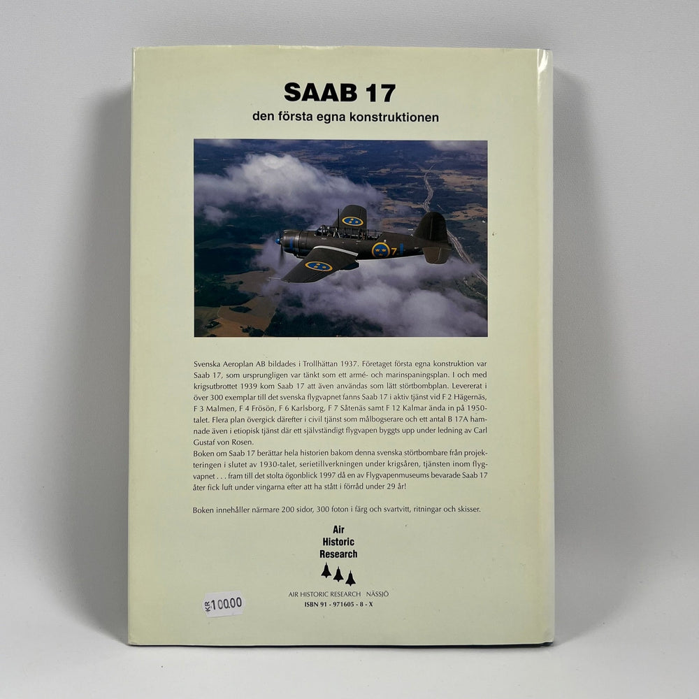 SAAB 17 - Historisk Flygplansbok av Bo Widefeldt - Homy Secondhand Online