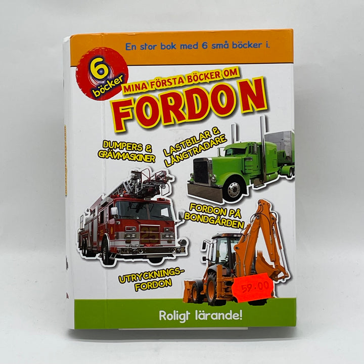 Färgglad barnbokserie om fordon i gott skick