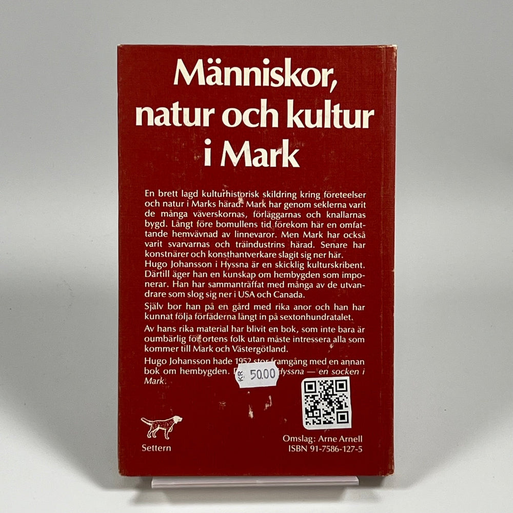 Hugo Johansson - Människor, Natur och Kultur i Mark - Homy Secondhand Online