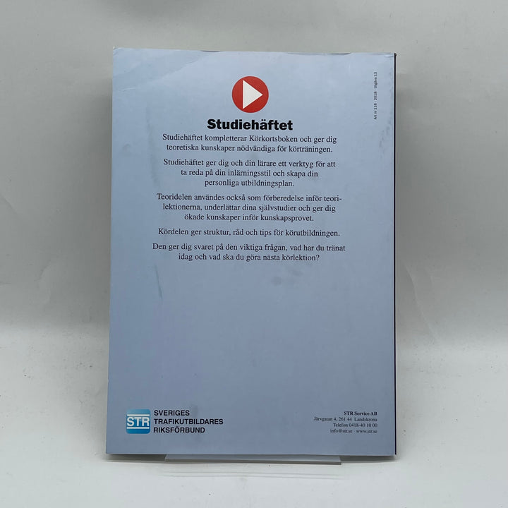 Studiehäftet till Körkortsboken av STR Sverige AB