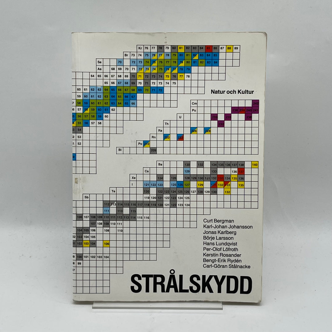 Retro Strålskyddsbok i Mycket Gott Skick