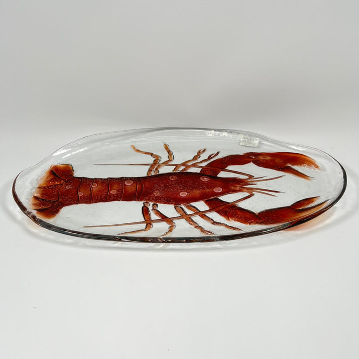 Unikt Hummer Mönstrad Glasskiva 50x28cm - Homy Secondhand Online