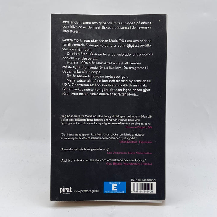 "Asyl" av Liza Marklund, begagnad pocketbok