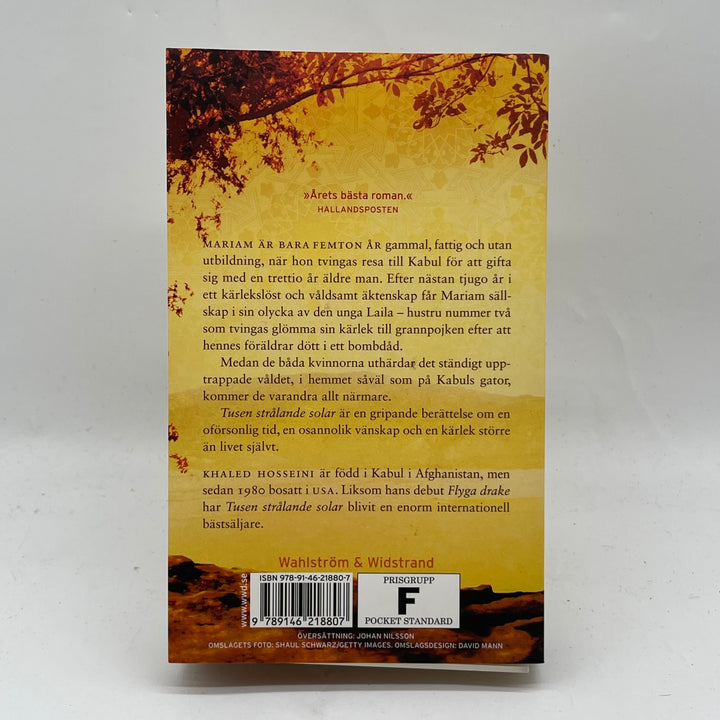 Tusen strålande solar pocketbok Khaled Hosseini