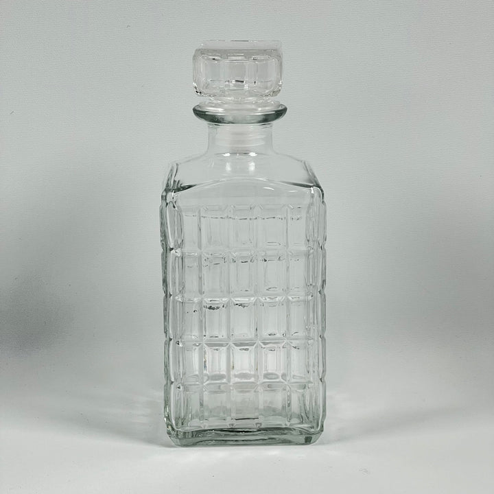 Elegant Karaff i Glas med Geometrisk Mönster - Homy Secondhand Online