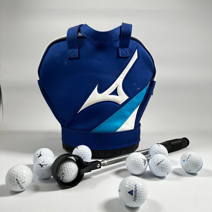 Golfväska med bollar och bollplockare - Homy Secondhand Online