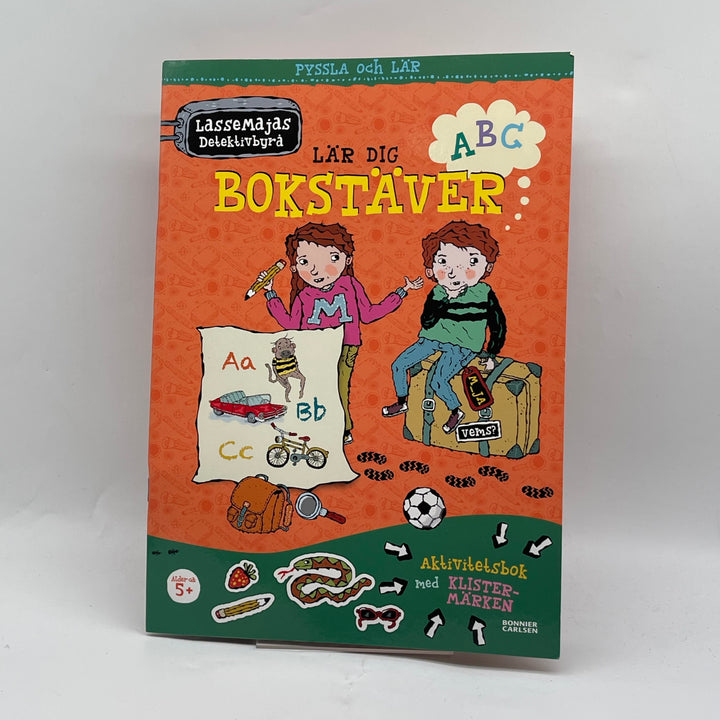 Barnbok Lär dig Bokstäver med LasseMajas