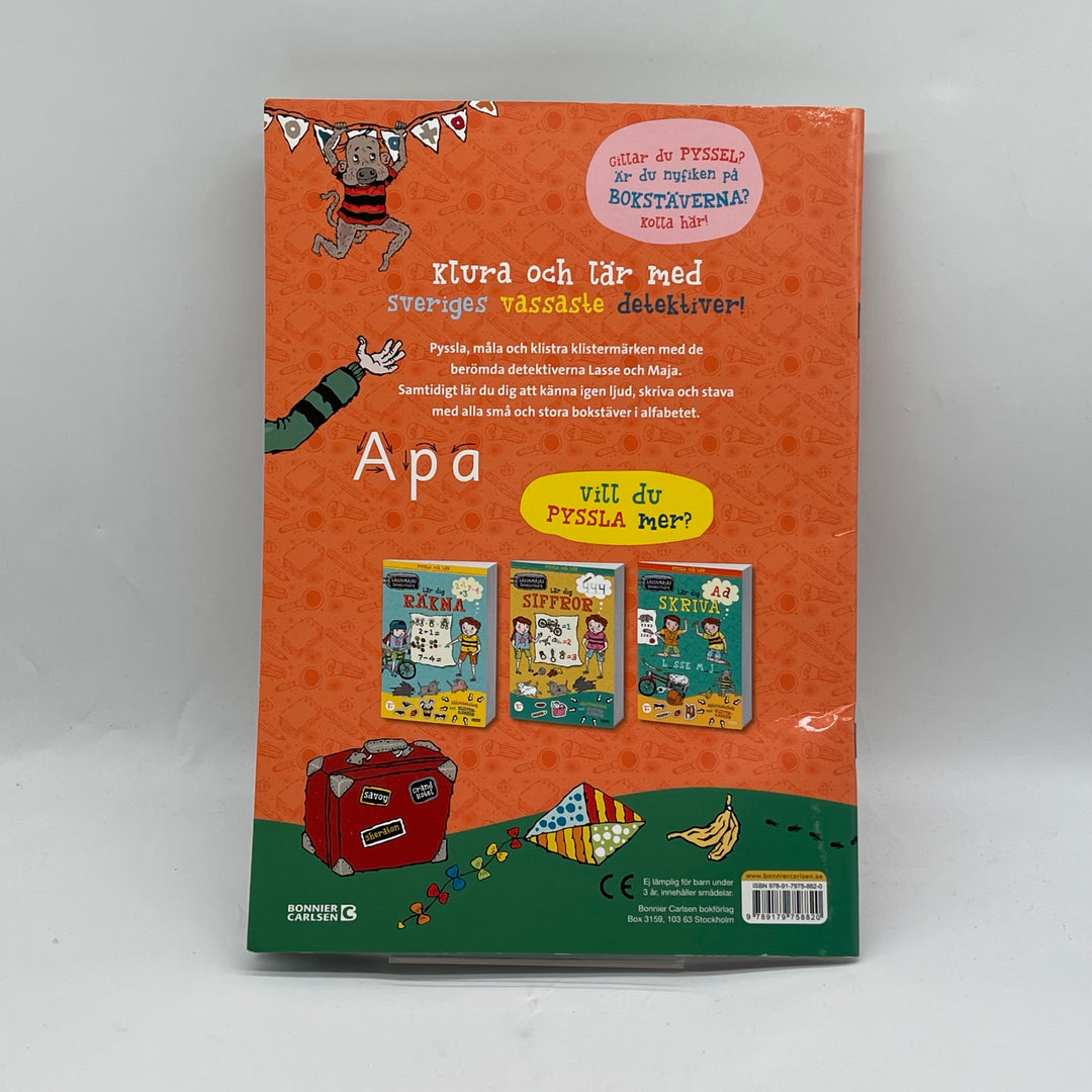 Barnbok Lär dig Bokstäver med LasseMajas