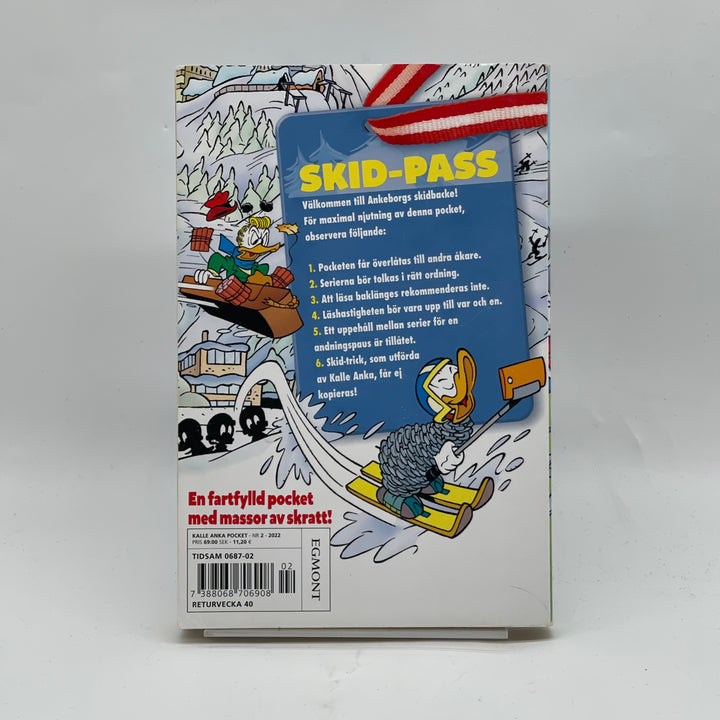 Klassisk Kalle Anka-pocketbok i toppskick