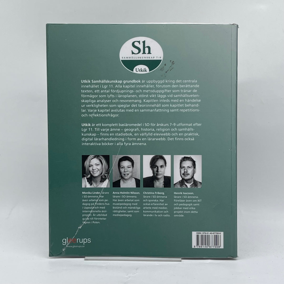 Gleerups Utik Samhällskunskap Bok Mellan-Högstadiet