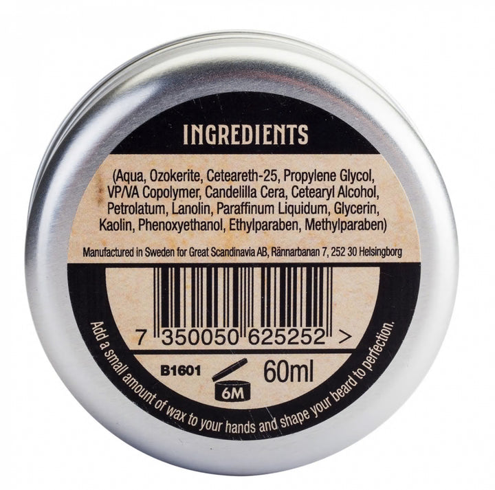 Sailor's Unscented Skäggvax i Metallburk