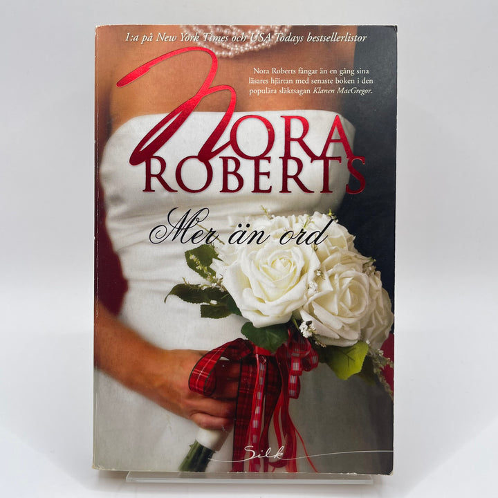 Nora Roberts Mer än Ord Bok Klassisk Skick