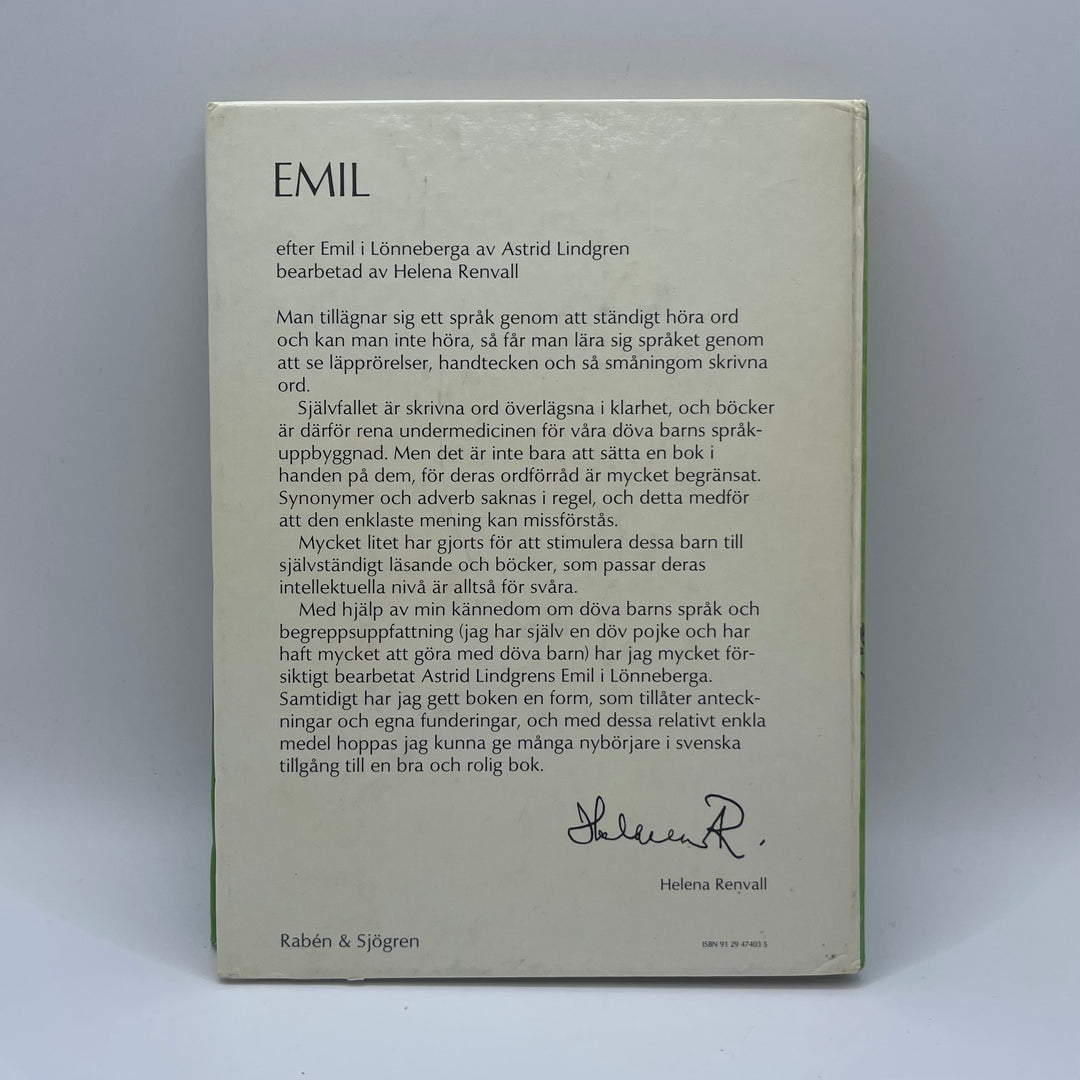 Barnbok Emil i Lönneberga av Astrid Lindgren