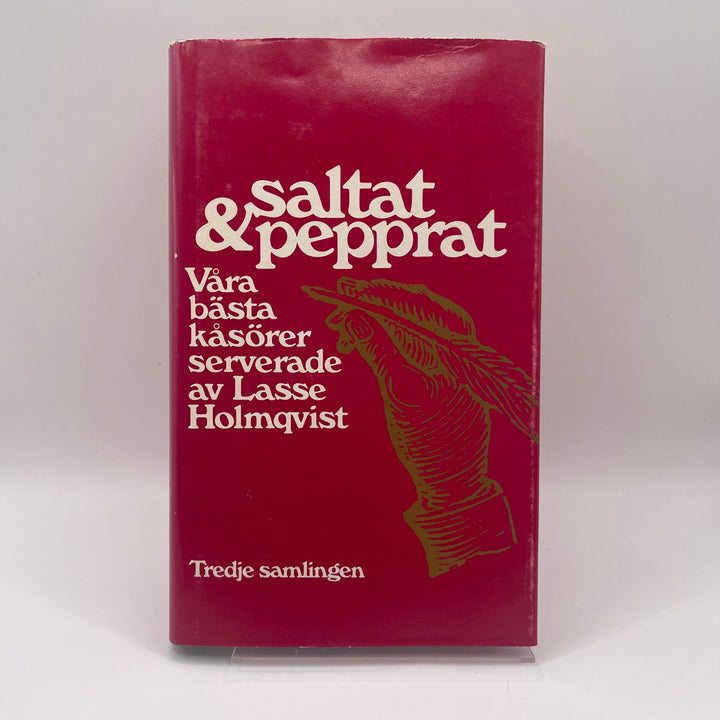 Retro bok Saltat & Pepprat av Lasse Holmqvist