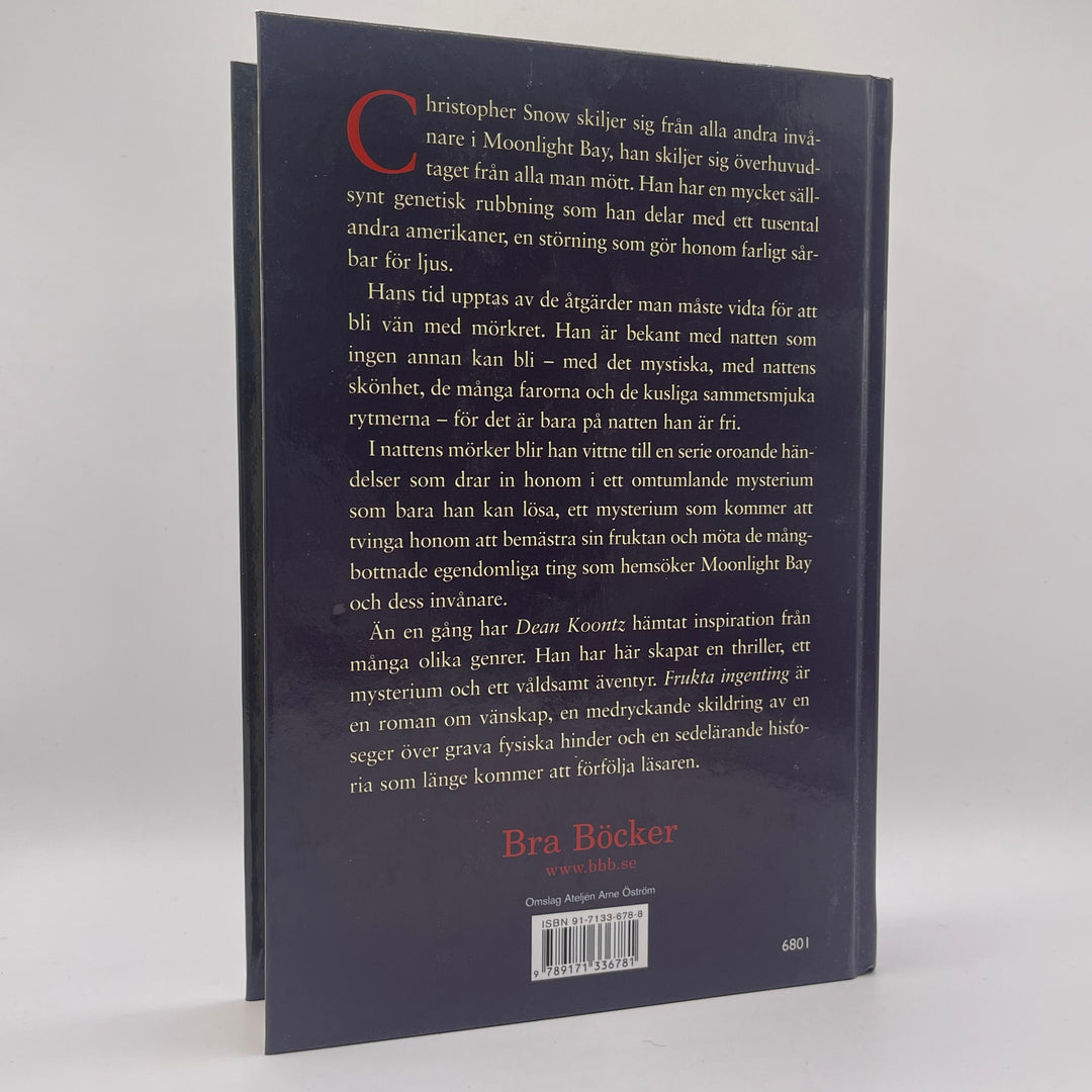 Dean Koontz Thrillerbok Frukta Ingenting