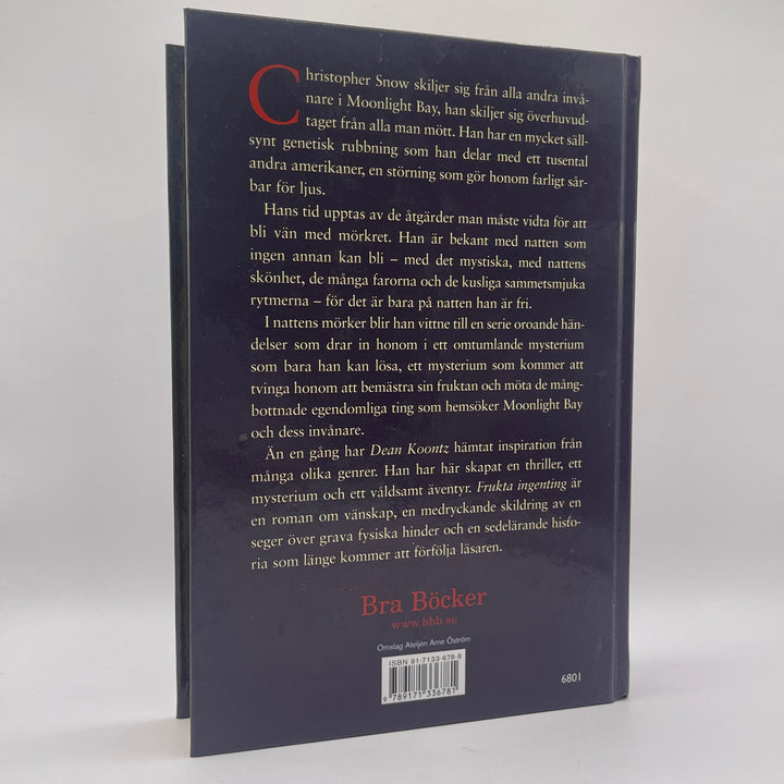 Dean Koontz Thrillerbok Frukta Ingenting