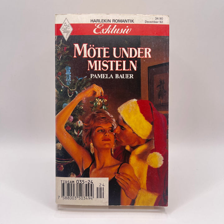 Retro Julroman Möte Under Misteln Harlekin