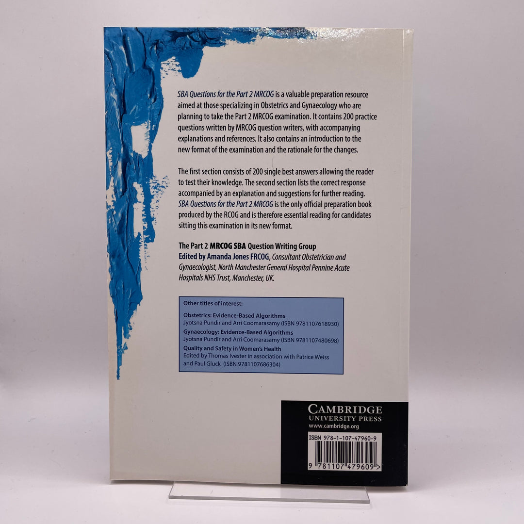 SBA-bok för MRCOG-examen Cambridge
