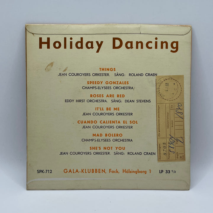 Retro vinylskiva Holiday Dancing Gala International