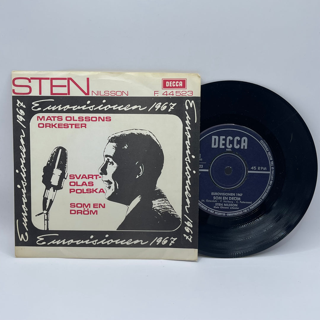 Retro Vinyl Singel Eurovision 1967 Decca