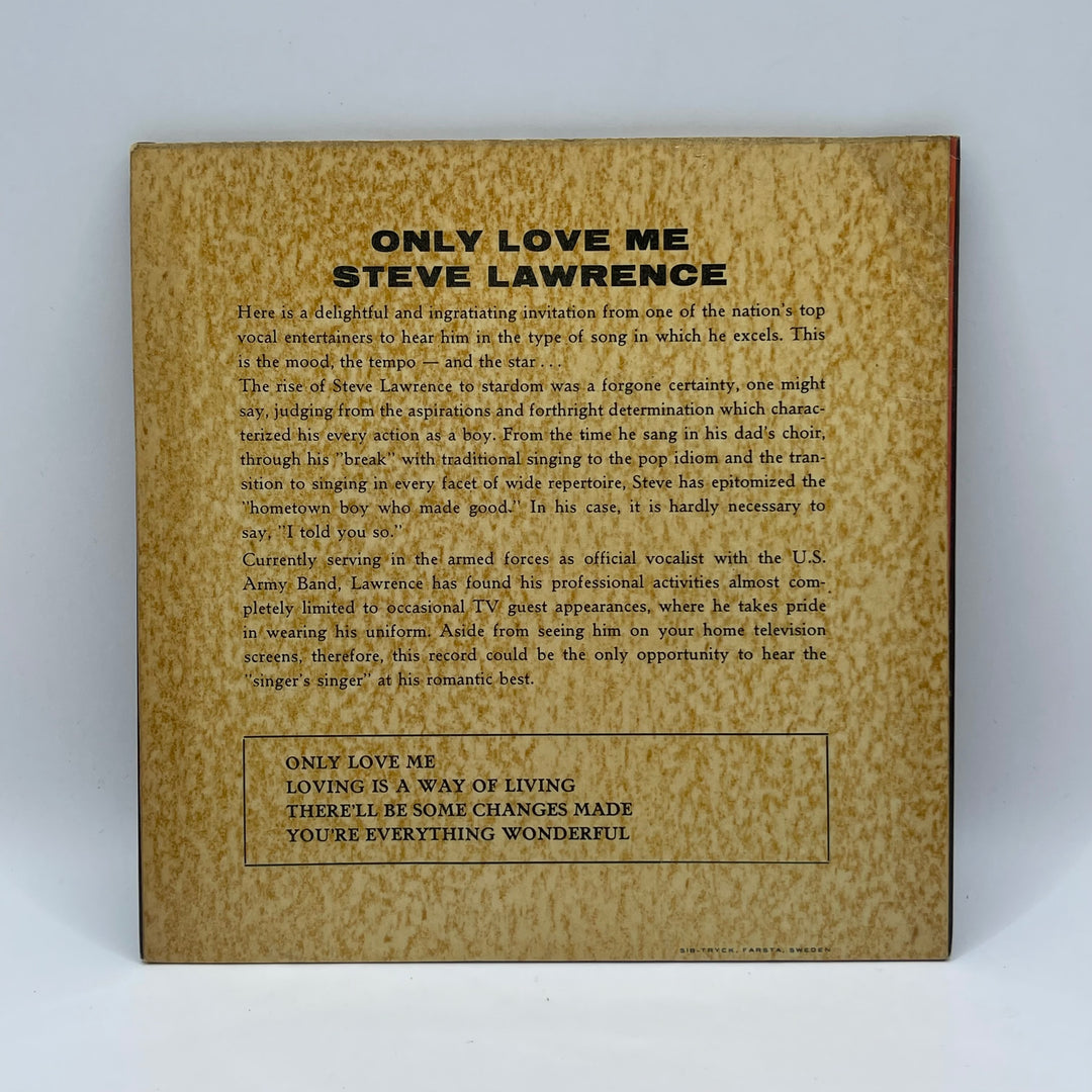Retro vinylsingel Steve Lawrence 60-tal Vintage
