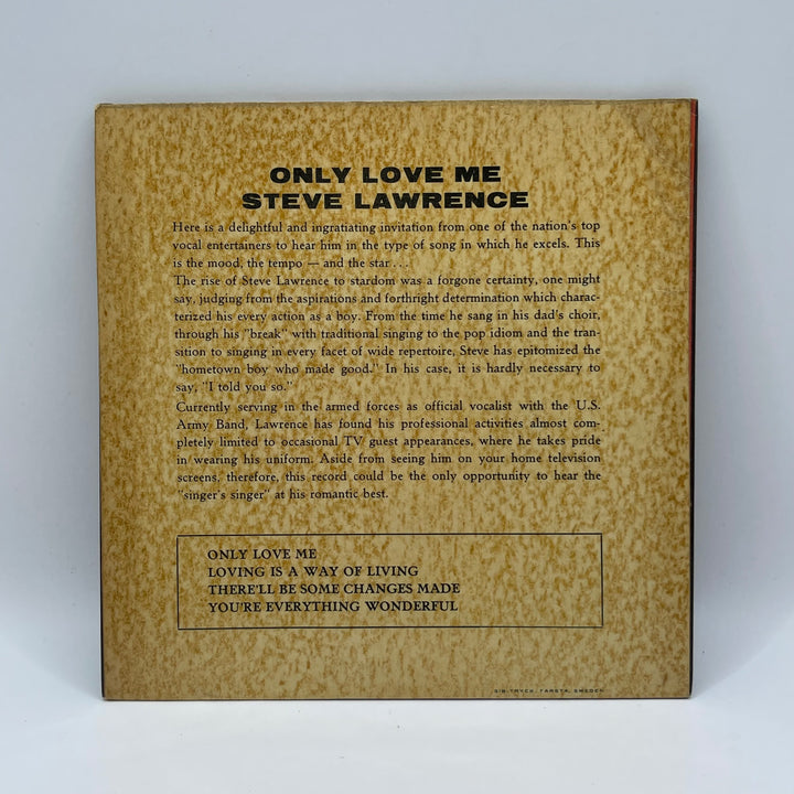 Retro vinylsingel Steve Lawrence 60-tal Vintage