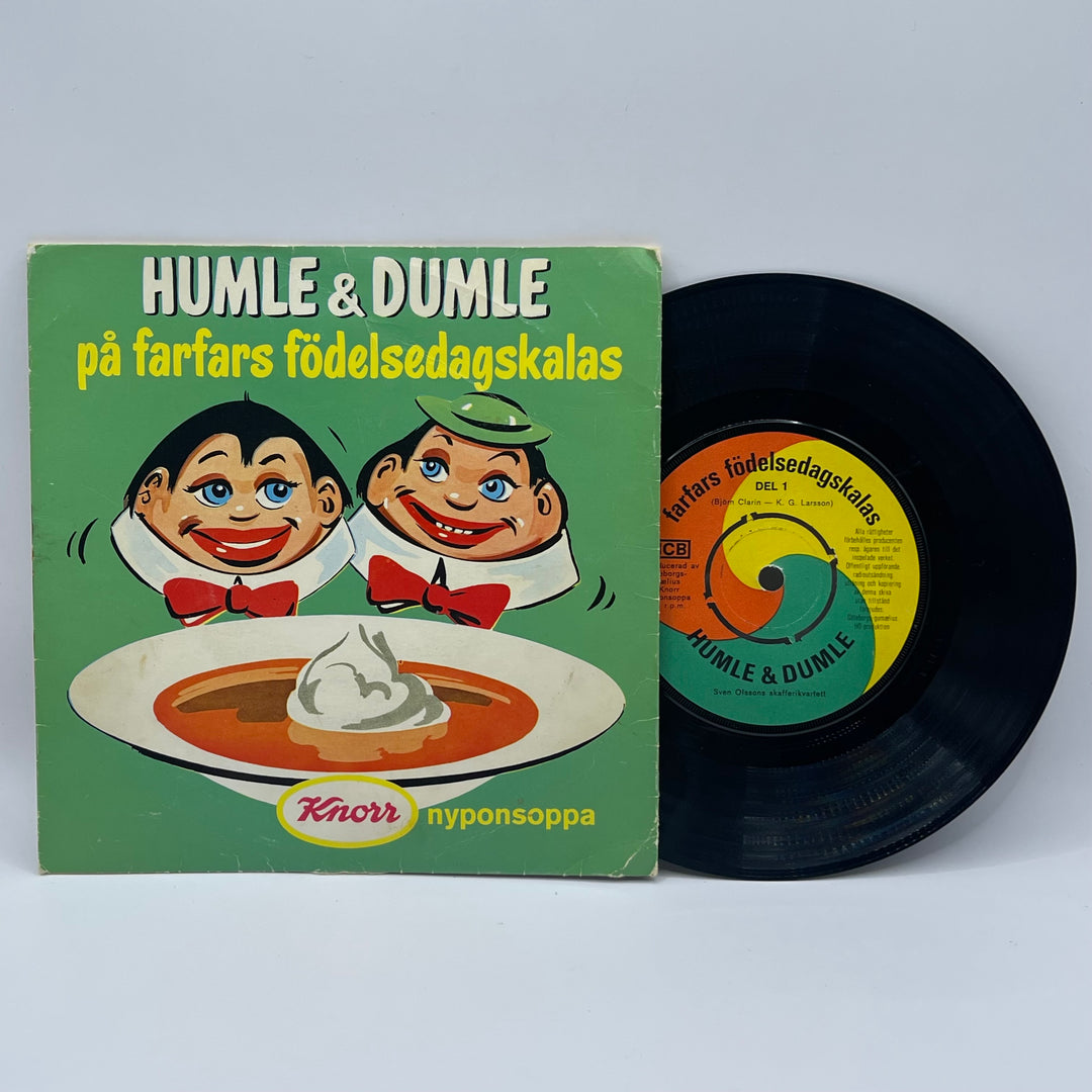Retro vinylskiva 1966 Humle & Dumle klassiker