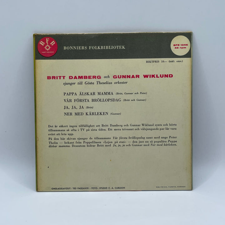 Vintage 60-tals Vinylsingel med Sonet-omslag