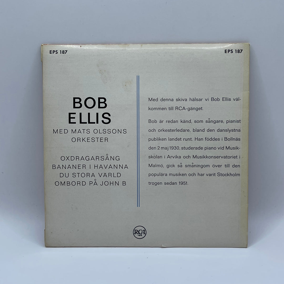 Retro vinylsingel Bob Ellis med Mats Olssons orkester