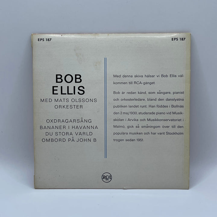 Retro vinylsingel Bob Ellis med Mats Olssons orkester