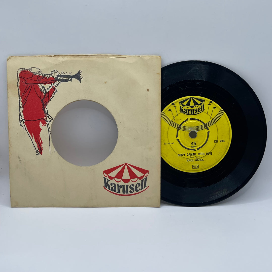 Paul Anka Retro Singelvinyl i Gott Skick