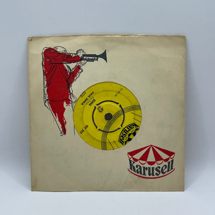 Paul Anka Retro Singelvinyl i Gott Skick
