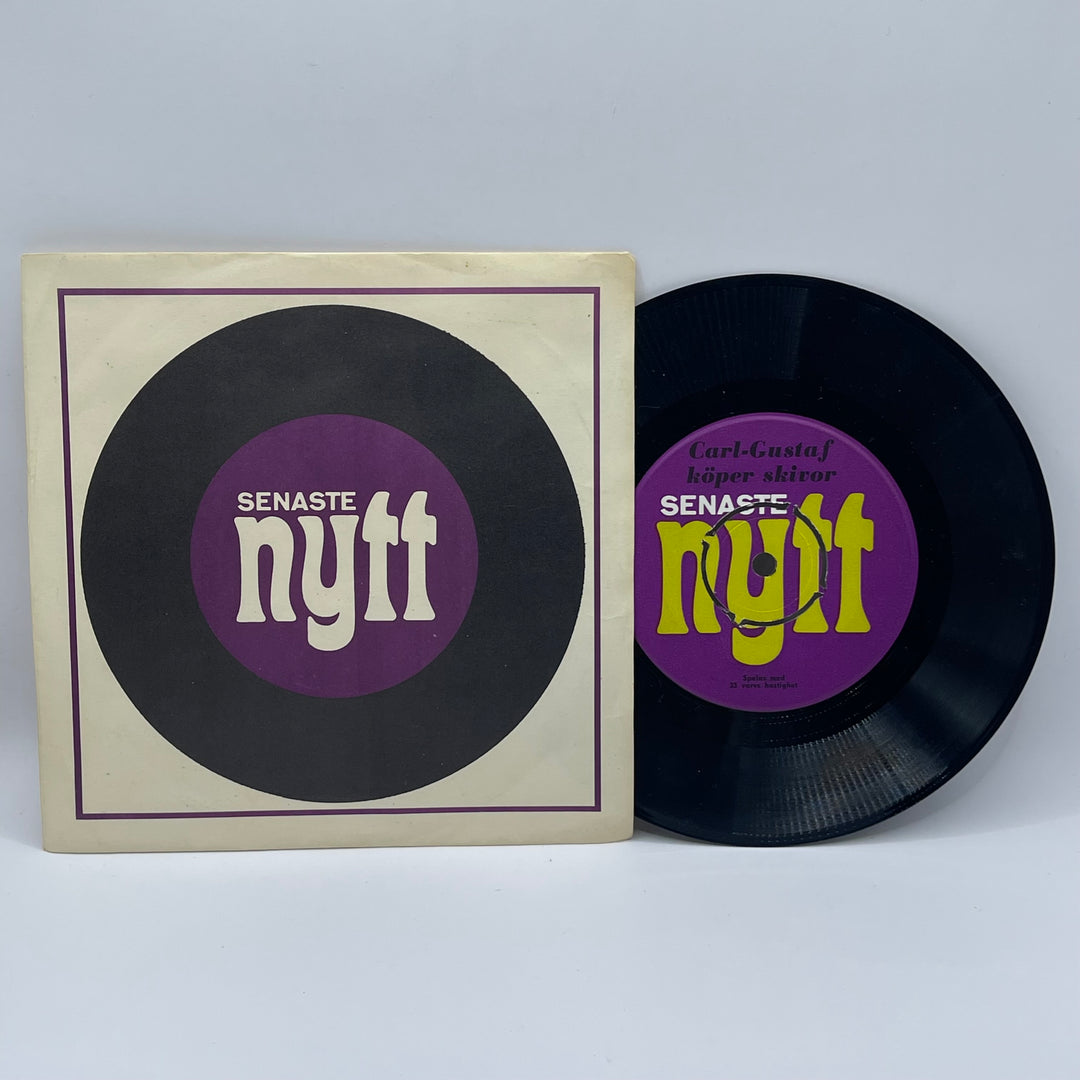 Retro Vinylskiva Carl-Gustafs Med Omslag