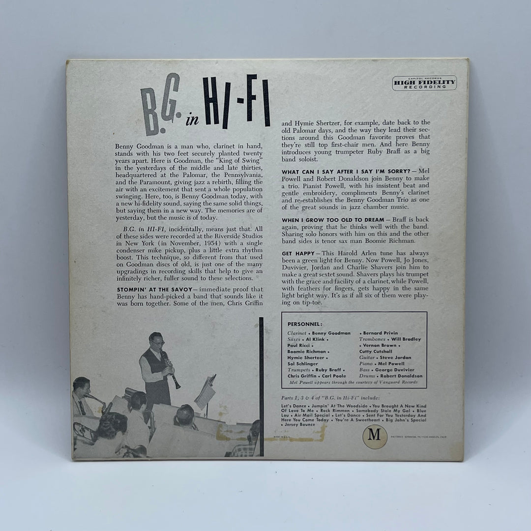 Vinylskiva Benny Goodman Retro Capitol Records
