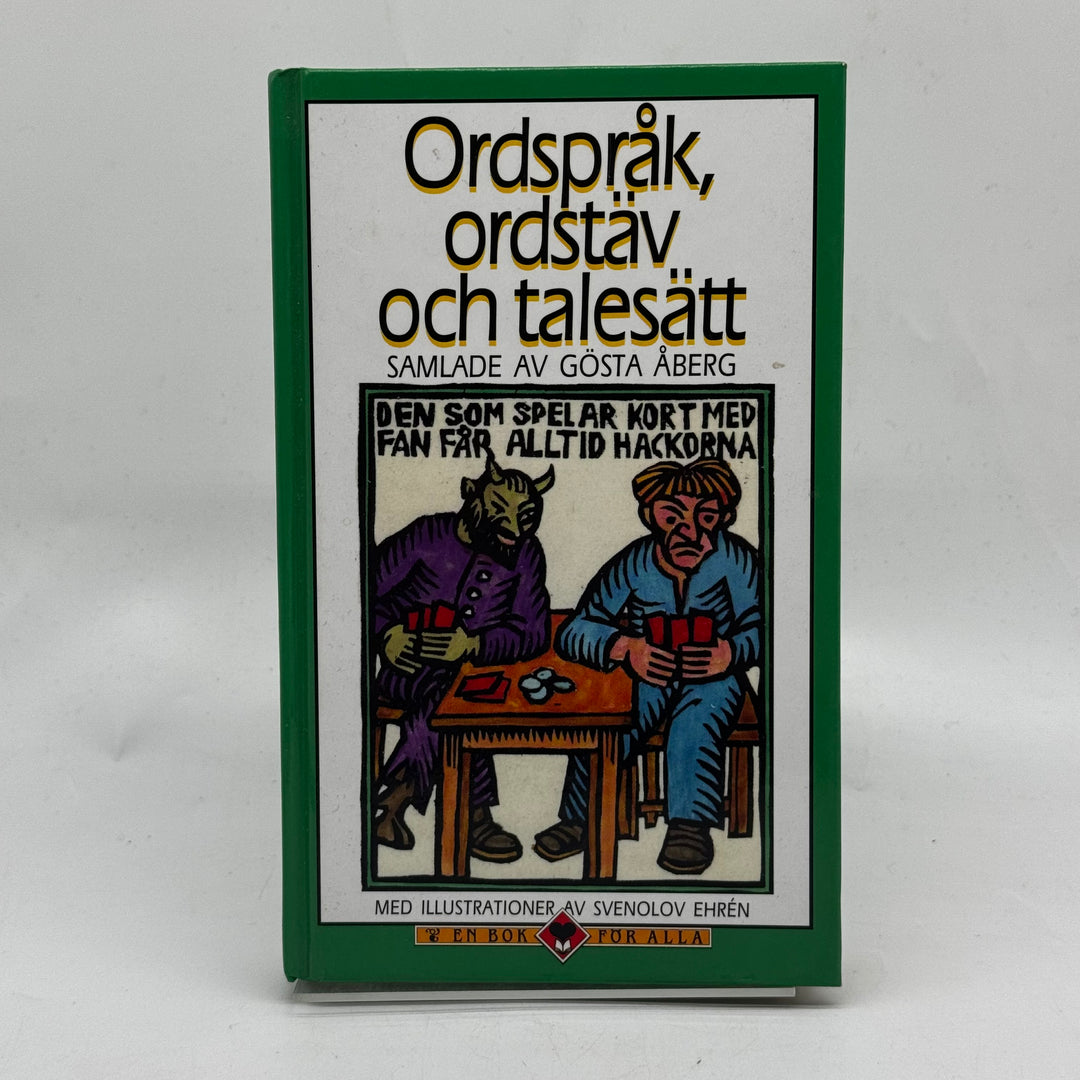 Ordspråk Bok Humoristisk Illustrationer Begagnad